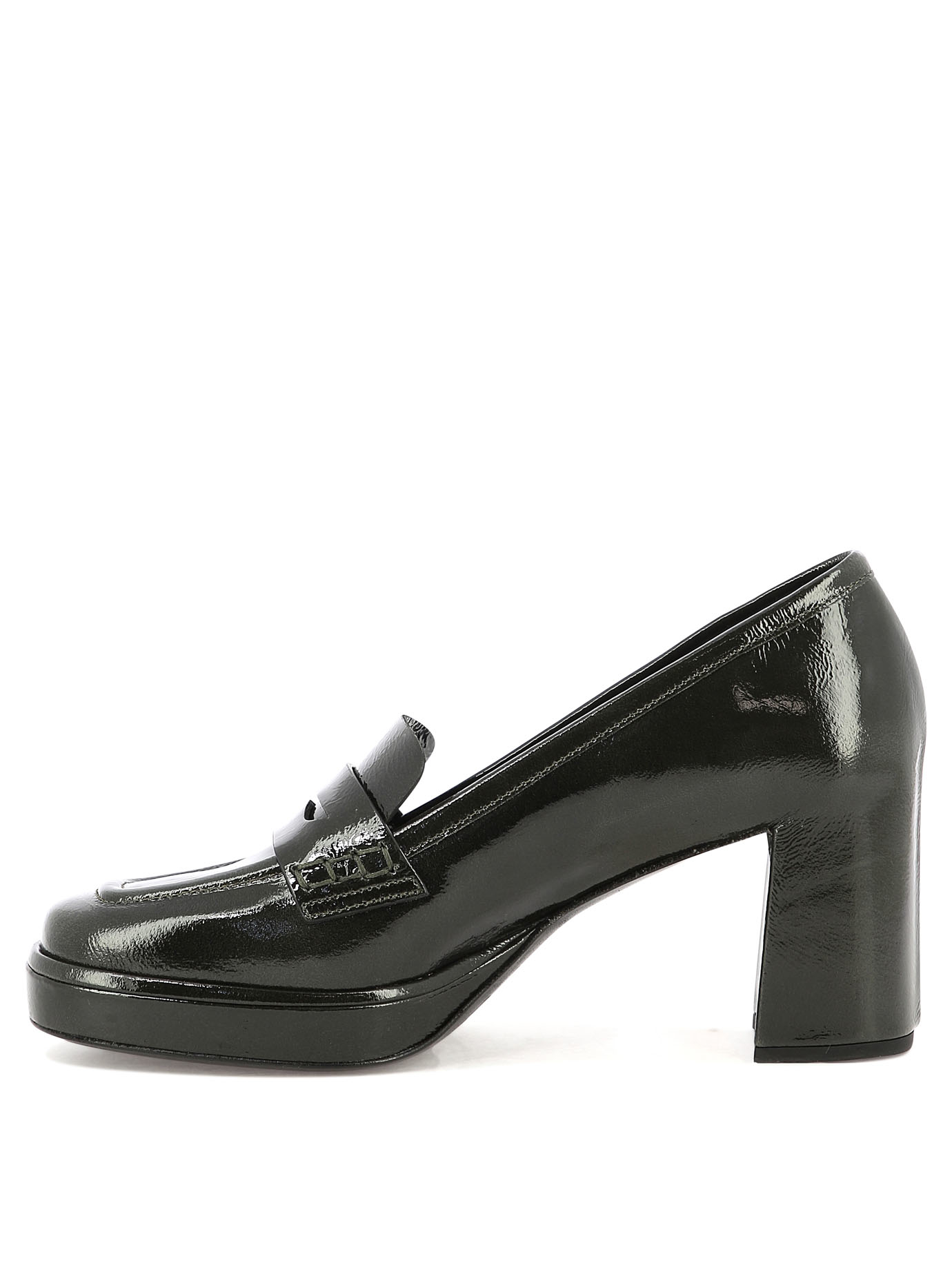 DEL CARLO Black   Lisbona heeled loafers